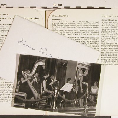 Collegium Musicum Judaicum: Bibel-Klänge, Foc, Foto, Bosch&Keuning (111037/038),  Typ: 7"*2 Best.-Nr.: S8426 Preis: 5,00 Euro