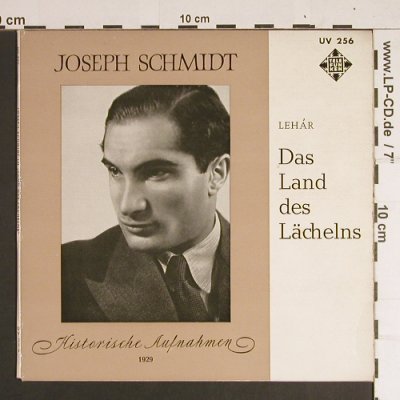 Schmidt,Joseph: Das Land des Lächelns(1929)hist., Telefunken (UV 256), D Typ: EP Best.-Nr.: S8546 Preis: 3,00 Euro