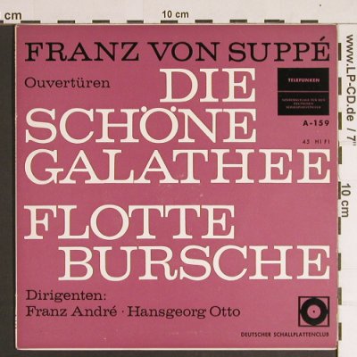 von Suppe,Franz: Die schöne Galathee/ FlotteBurschen, Telefunken(A-159), D,Club,  - 7inch - S8608 - 3,00 Euro