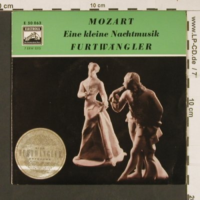 Mozart,Wolfgang Amadeus: Eine Kleine Nachtmusik, Diff.Cover, Electrola(E 50 063), D,  - EP - S8833 - 3,00 Euro