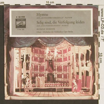 Schock,Rudolf: Hymne/Selig sind die Verfolgung..., Electrola (E 30 090), D Typ: 7" Best.-Nr.: S8850 Preis: 3,00 Euro