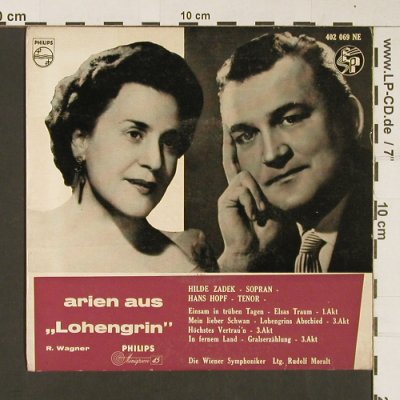 Wagner,Richard: Arien aus Lohengrin, Philips (402 069 NE), NL Typ: 7" Best.-Nr.: S8978 Preis: 3,00 Euro