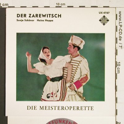 Lehar,Franz: Der Zarewitsch, Telefunken(UX 4787), D, Mono,  - 7inch - S9626 - 3,00 Euro