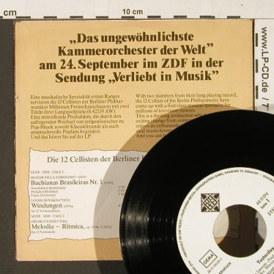 12 Cellisten der Berliner Philh.: Yesterday/St.Louis Blues, Telefunken(66.11 194-01), D, Promo,  - 7inch - S9649 - 3,00 Euro