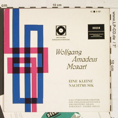 Mozart,Wolfgang Amadeus: Eine kleine Nachtmusik,KV 525, Decca / DSC (B-107/BD 6007 K), D Typ: 7" Best.-Nr.: S9650 Preis: 4,00 Euro