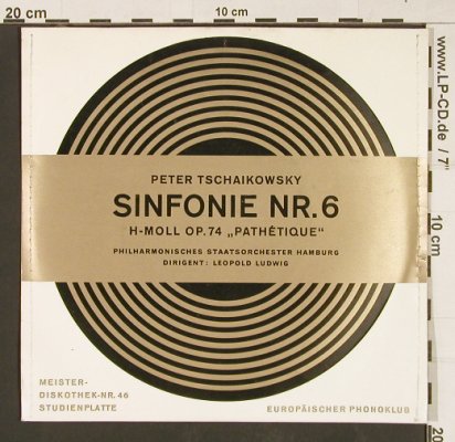 Tschaikowsky,Peter: Sinfonie Nr 6,Hören+Wissen,examples, Opera / Club (46/4530), D Typ: 7" Best.-Nr.: S9671 Preis: 2,50 Euro