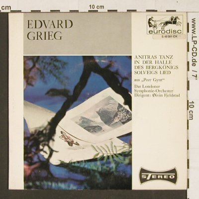 Grieg,Edvard: Anitras Tanz in der Halle,a.PeerGyn, Eurodisc (s 40381ck), D Typ: EP Best.-Nr.: S9672 Preis: 3,00 Euro