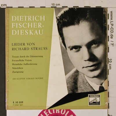 Fischer-Dieskau,Dietrich: R.Strauss, Traum durch d.Dämmerung, Electrola(E 50 059), D, m-/vg+,  - EP - T1155 - 2,50 Euro