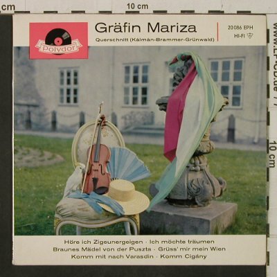 Kálmán/Brammer/Grünwald: Gräfin Maritza (Querschnitt), Polydor (20 086 EPH), D, 1960 Typ: 7" Best.-Nr.: T2442 Preis: 3,00 Euro