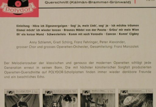 Kálmán/Brammer/Grünwald: Gräfin Maritza (Querschnitt), Polydor(20 086 EPH), D, 1960 - 7inch - T2442 - 3,00 Euro