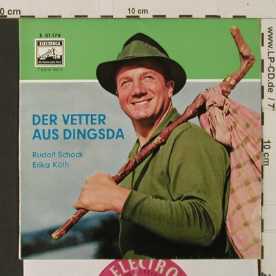 Künneke,Eduard: Der Vetter aus Dingsda(Querschnitt), Electrola (E 41 174), D Typ: EP Best.-Nr.: T2915 Preis: 4,00 Euro