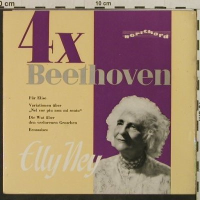 Beethoven,Ludwig van: 4x Beethoove- Für Elise +3, Norichord (ND 1005), D, vg+/m- Typ: EP Best.-Nr.: T3830 Preis: 7,50 Euro