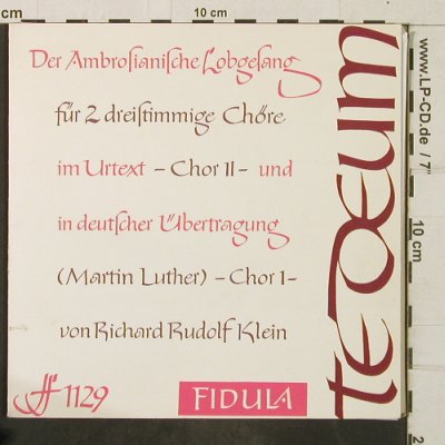 Klein,Richard Rudolf: Osterhistorien 1 & 2+2, Foc, Fidula(FF 1129&1139), D, 1966 - EP*2 - T3951 - 7,50 Euro