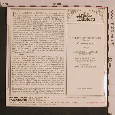 Tschaikowsky,Peter: Ouverture 1812, op. 49, Music Master (MM 30004), UK,33rpm, 1970 Typ: EP Best.-Nr.: T4388 Preis: 4,00 Euro