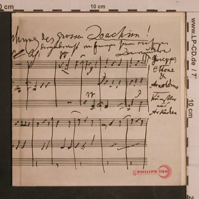 Brahms,Johannes: Walzer in A-dur, one sided, Foc, Philips Lim Ed.No.1578(W 1048 F), D, Mono, 1966 - 7inch - T4391 - 10,00 Euro