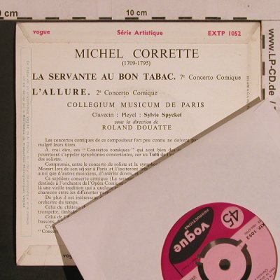 Corrette,Michel: La Servante au bon Tabac, Vogue (EXTP 1052), F Typ: EP Best.-Nr.: T4398 Preis: 5,00 Euro