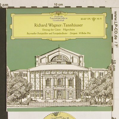 Wagner,Richard: Tannhäuser, Einzug Gäste,Pilgerchor, D.Gr.(EPL 30 427), D, 1959 - EP - T450 - 3,00 Euro