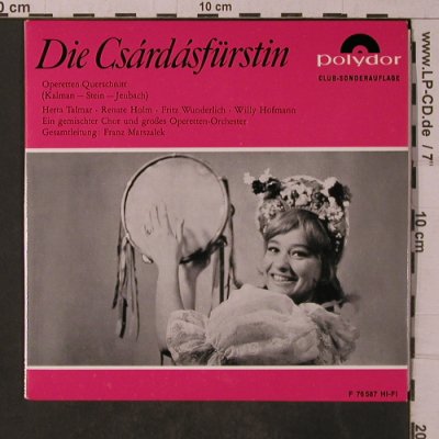 Kálmán/Stein/Jenbach: Die Csardasfürstin (Querschnitt), Polyd.-Club Ed. (F 76 587), D, 1964 Typ: EP Best.-Nr.: T4845 Preis: 3,00 Euro
