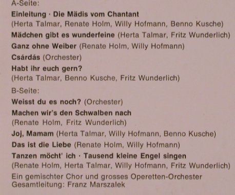 Kálmán/Stein/Jenbach: Die Csardasfürstin (Querschnitt), Polyd.-Club Ed. (F 76 587), D, 1964 Typ: EP Best.-Nr.: T4845 Preis: 3,00 Euro