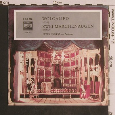 Anders,Peter: Wolgalied / Zwei Märchenaugen, Electrola (E 30 018), D Typ: 7" Best.-Nr.: T5064 Preis: 3,00 Euro