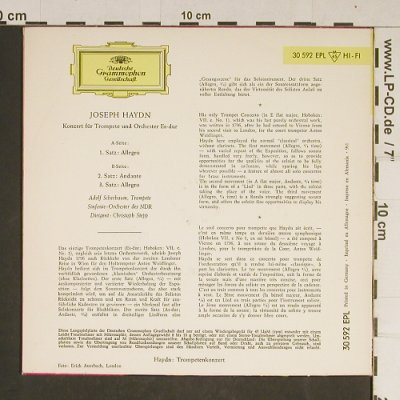 Haydn,Joseph: Konzert für Trompete und Orchester, D.Gr. (30 592 EPL), D, 1961 Typ: EP Best.-Nr.: T711 Preis: 2,50 Euro