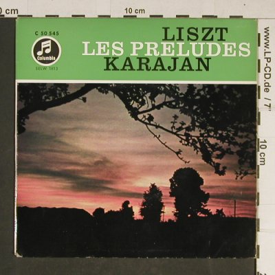 Liszt,Franz: Les Preludes, vg+/m-, Columbia (C 50 545), D Typ: EP Best.-Nr.: T712 Preis: 2,50 Euro