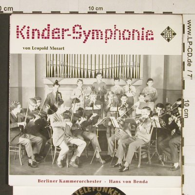 Mozart,Leopold: Kinder-Symphonie, Telefunken (SUV 127), D Typ: EP Best.-Nr.: T780 Preis: 3,00 Euro