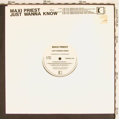Priest,Maxi: Just Wanna Know,*6, Ten (TENXDJ 416), UK,Promo, 1992 Typ: 12" Best.-Nr.: C1784 Preis: 2,00 Euro