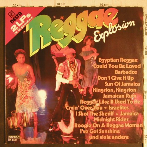 V.A.Reggae: Explosion, Foc (Cover Version), Delta(DA 2091), D,  - 2LP - F9247 - 6,00 Euro