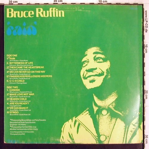 Ruffin,Bruce: Rain, vg+/vg+, Trojan (TRL-23), UK, 1971 Typ: LP Best.-Nr.: V1061 Preis: 9,00 Euro