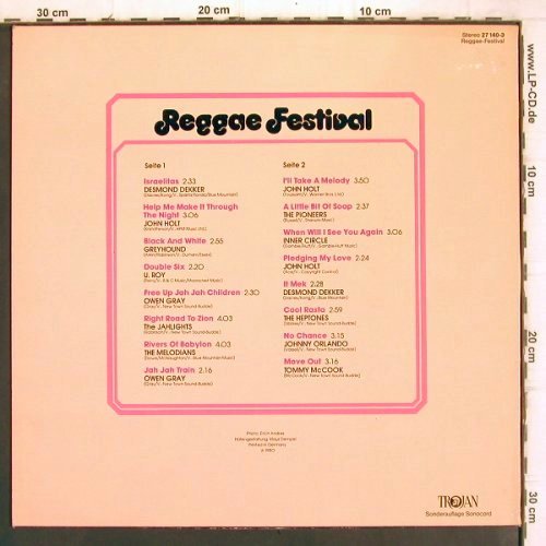 V.A.Reggae Festival: Desmond Dekker... Tom Mc Cook, Trojan Club.Ed.(27 140-3), D, 1980 - LP - V1100 - 5,00 Euro