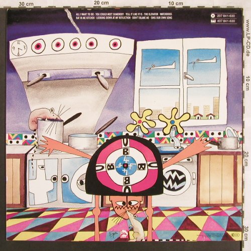 UB 40: Rat In The Kitchen, Virgin (207 841-630), D, 1986 Typ: LP Best.-Nr.: V1117 Preis: 7,50 Euro