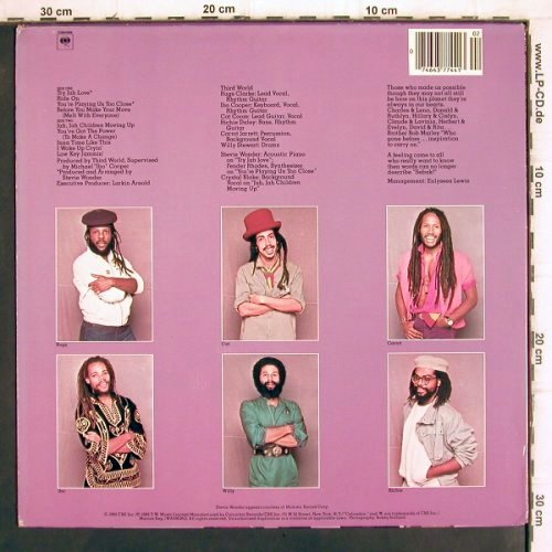 Third World: You've Got The Power, CBS (PC 37744), US, 1982 Typ: LP Best.-Nr.: V1226 Preis: 7,50 Euro