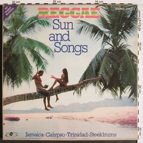 V.A.Reggae-Sun and Songs: Jamaica,Calypso,Trinidad,Steeldrums, ArtiPhon, Box(201/1-3), D,m-/vg+,  - 3LP - V1884 - 9,00 Euro