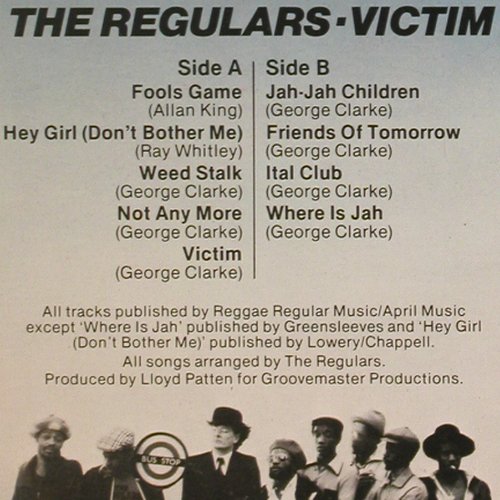 Regulars: Victim, Foc, vg+/vg+, +12", CBS(CBS 83541), UK, 1979 - LP/12" - V762 - 12,50 Euro