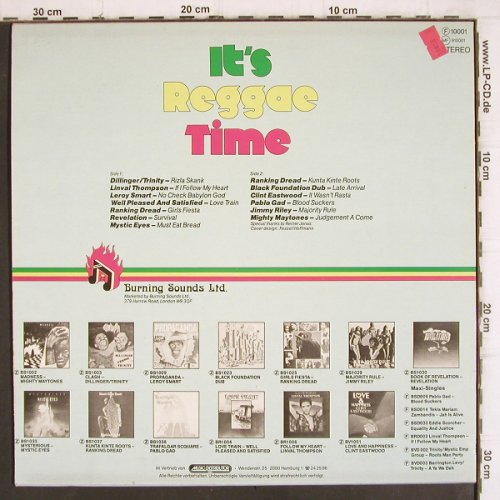 V.A.It's Reggae Time: Dillinger/Trinity.. Mighty Maytones, Burning Sound Ltd.(F 10001), D, 1979 - LP - V889 - 9,00 Euro