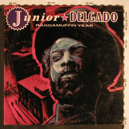 Junior Delgado: Raggamuffin Year, Message(ILPS 9856), Jamaica, 1986 - LP - X1382 - 40,00 Euro