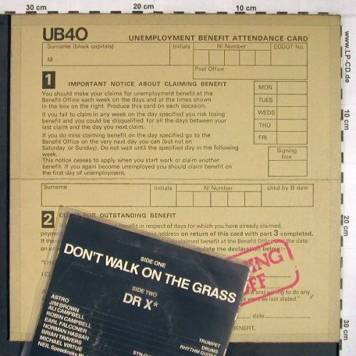 UB 40: Signing Off+7"don't walk o.t.Grass, Graduate(INT 166.700), D, 1980 - LP/12" - X6884 - 15,00 Euro