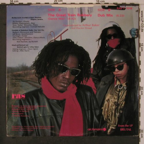 Black Uhuru: The Great Train Robbery(dance/dub), RAS(RAS T 7018), UK, 1986 - 12inch - X7754 - 5,00 Euro