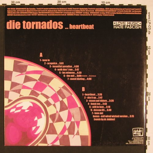 Tornados (die): Heartbeat, Höhnie Records(H 55 LP), D, 2001 - LP - X8440 - 12,50 Euro