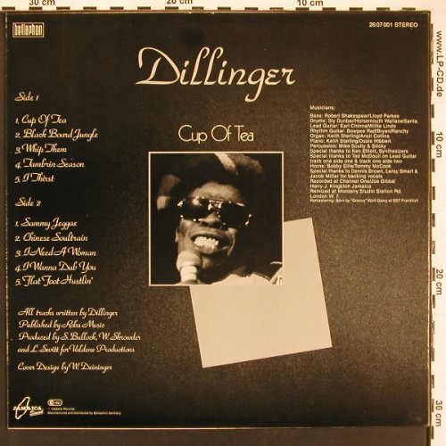 Dillinger: Cup Of Tea, Jamaica Sound(2607 001), D, 1980 - LP - X9329 - 7,50 Euro