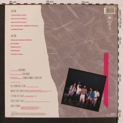 Third World: Hold On To Love, Facts, Foto, CBS (450145 1), NL, 1987 Typ: LP Best.-Nr.: X9965 Preis: 9,00 Euro