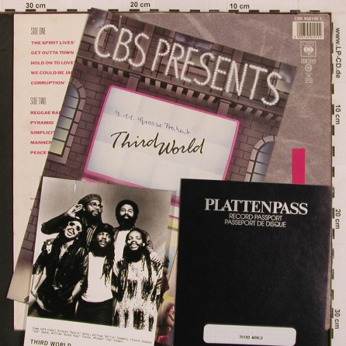 Third World: Hold On To Love, Facts, Foto, CBS (450145 1), NL, 1987 Typ: LP Best.-Nr.: X9965 Preis: 9,00 Euro