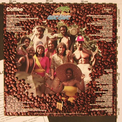 Foote,Keith: One Love - Coffee, m-/vg+, Master (6.24922 AS), D, 1981 Typ: LP Best.-Nr.: Y1404 Preis: 7,50 Euro