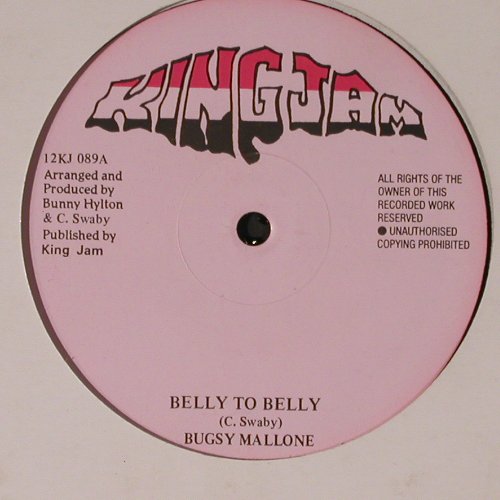 Mallone,Bugsy: Belly To Belly *2, King Jam(12KJ 089), UK, LC,  - 12inch - Y1454 - 4,00 Euro