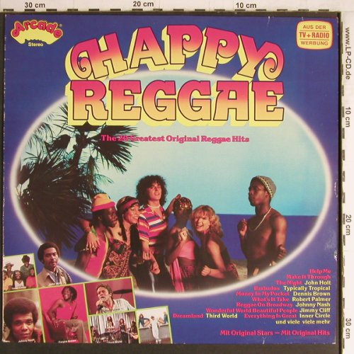 V.A.Happy Reggae: 20 Original Hits,John Holt..Goombay, Arcade(ADE G 107), D, 1980 - LP - Y4061 - 6,00 Euro