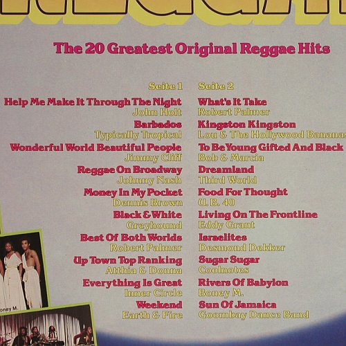 V.A.Happy Reggae: 20 Original Hits,John Holt..Goombay, Arcade(ADE G 107), D, 1980 - LP - Y4061 - 6,00 Euro