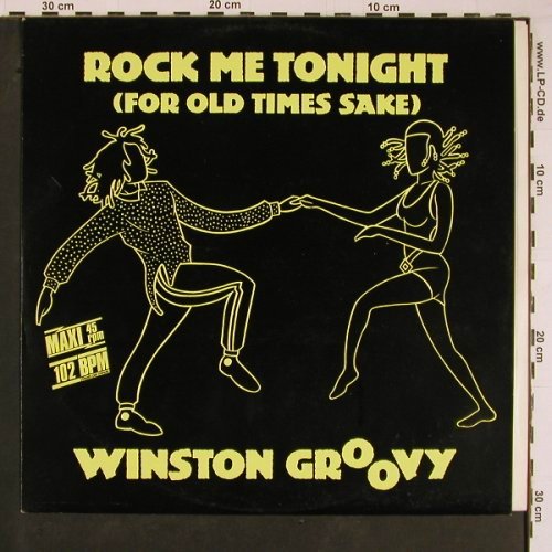 Winston Groovy: Rock Me Tonight*2+1, orange vinyl, Jive(6.20485 AE), D, 1985 - 12inch - Y466 - 4,00 Euro