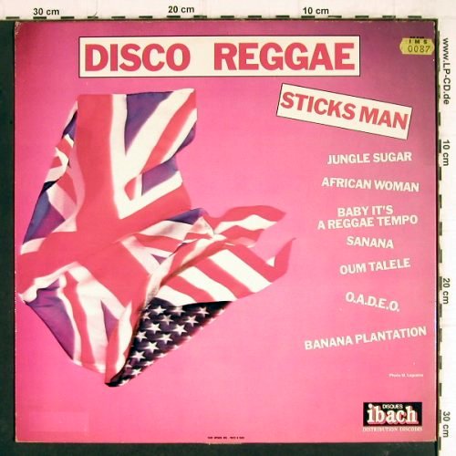 Sticks Man: Disco Reggae, m-/vg+, ibach (60518), F, 1977 Typ: LP Best.-Nr.: Y8154 Preis: 12,50 Euro