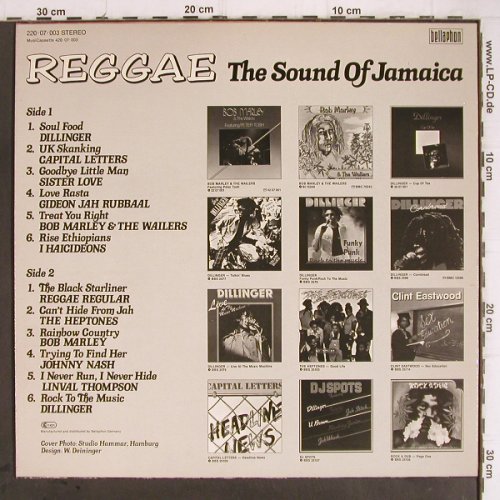 V.A.Reggae: The Sound of Jamaica, Bellaphon(220 07 003), D, 1980 - LP - Y9363 - 7,50 Euro